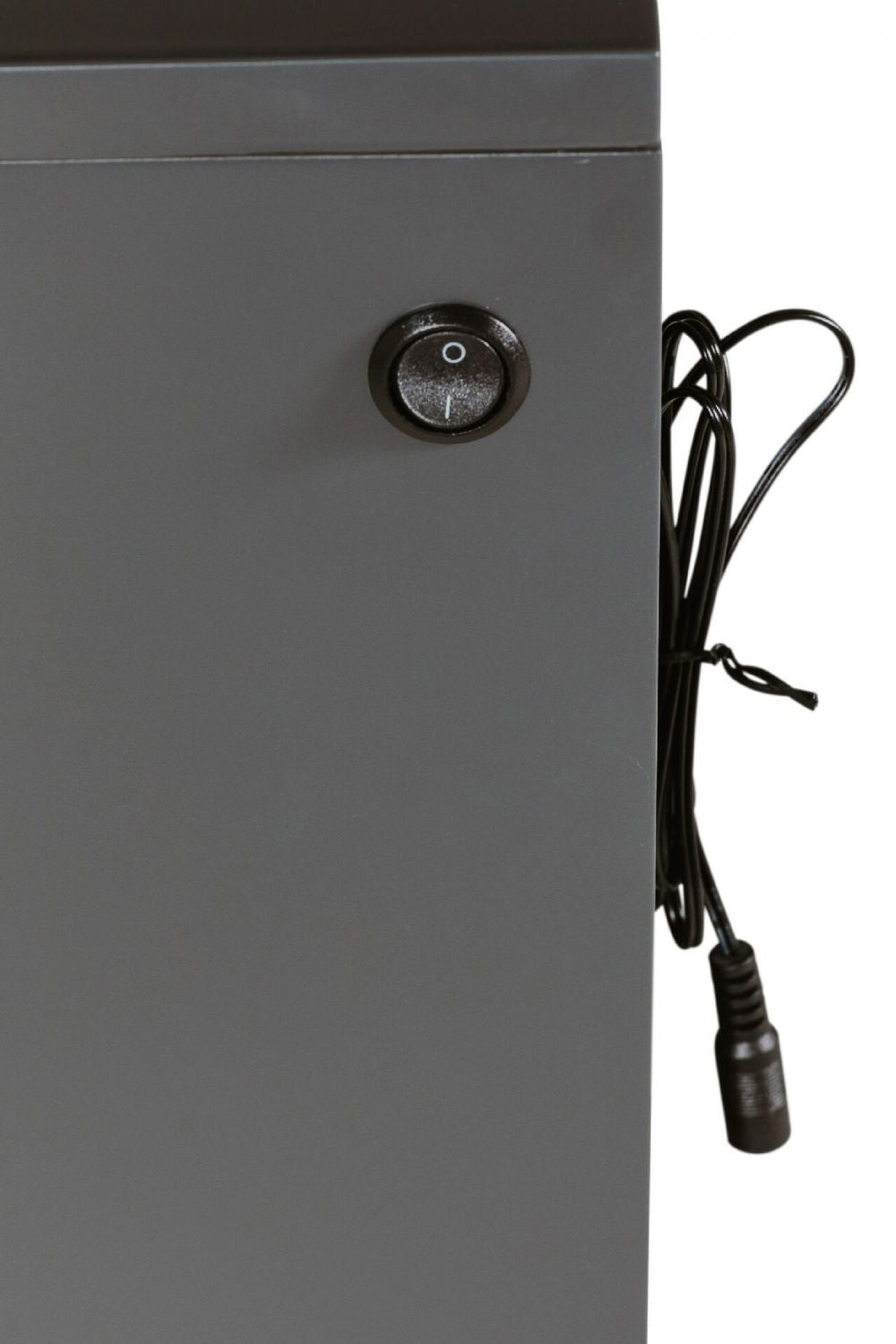 Charcoal Wooden Wide 3 Door Sideboard with LED