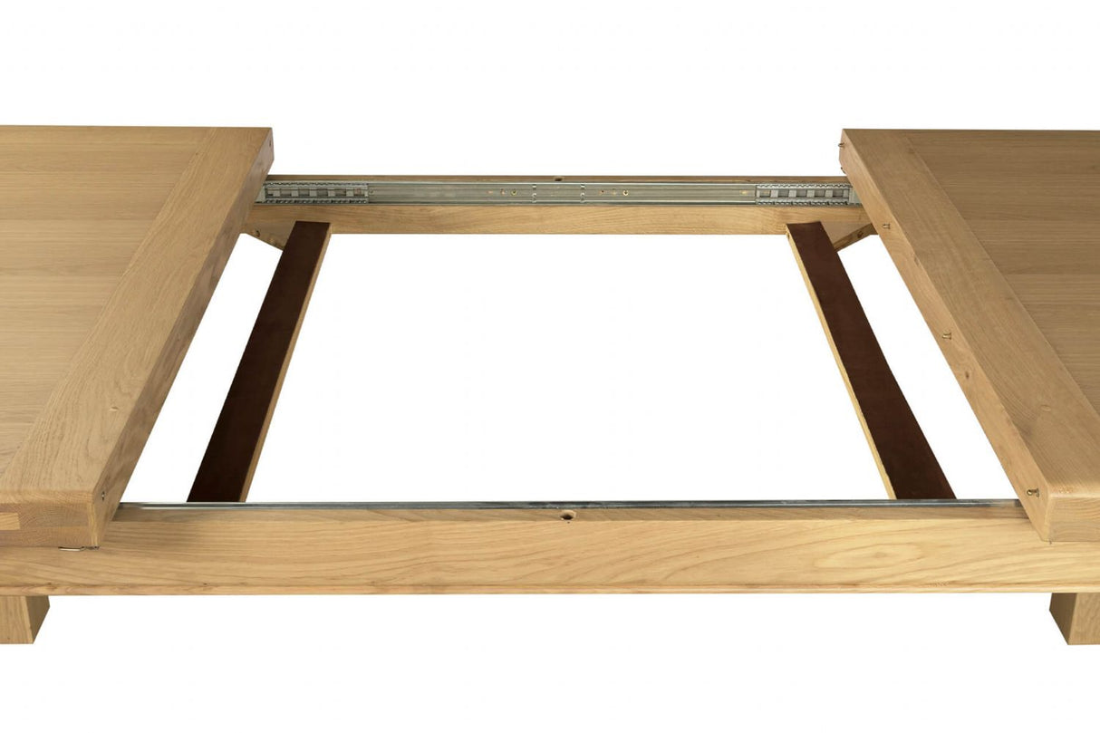 Natural Oak Small Extending Dining Table 120 to 165cm