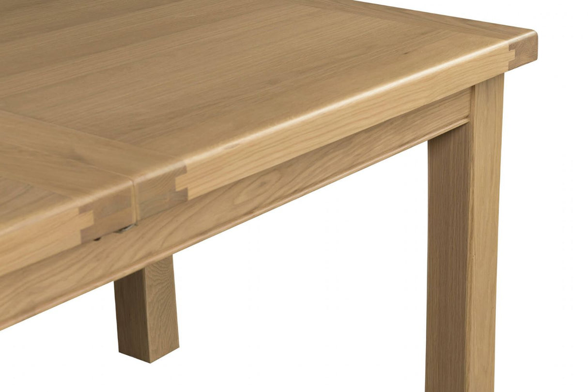Natural Oak Large Extending Table Dining 140 to 180cm
