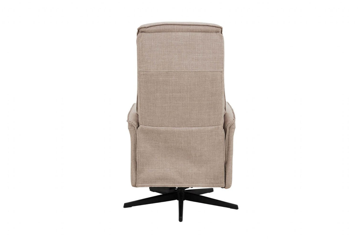 Mushroom Fabric Electric Power Reclining Accent Chair
