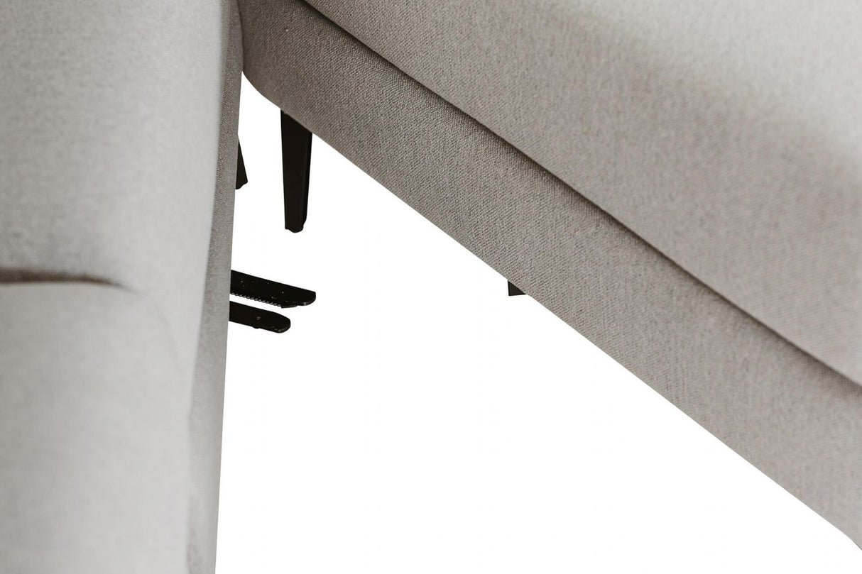 Light Grey Fabric Large Modular Corner Sofa