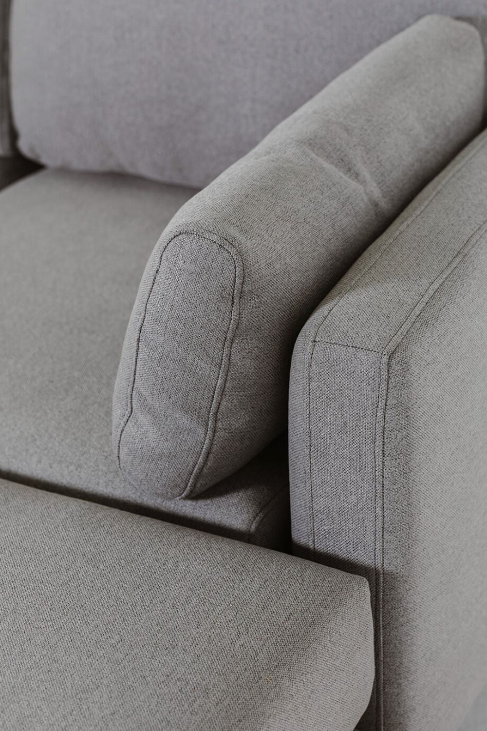 Light Grey Fabric Large Modular Corner Sofa