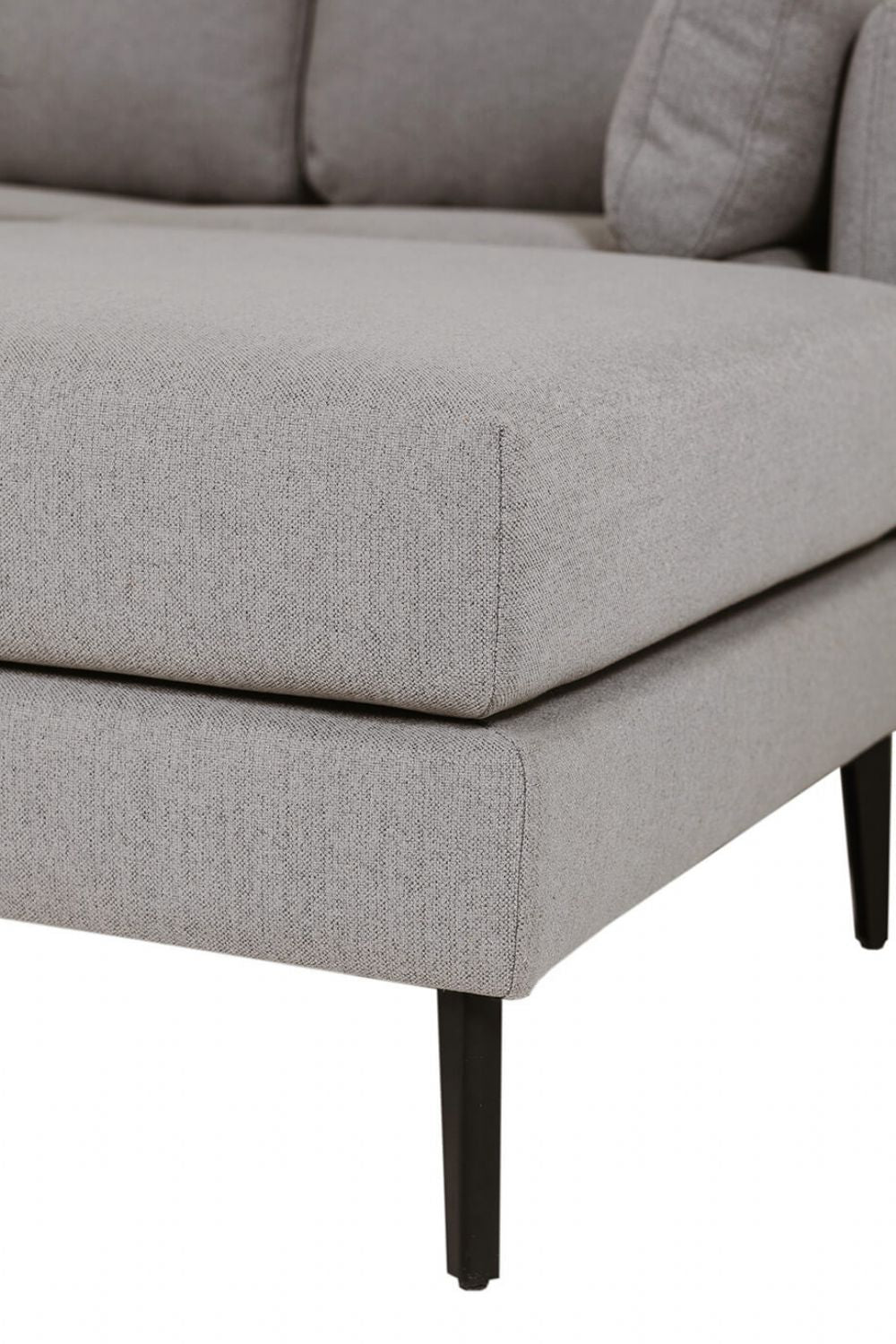 Light Grey Fabric Large Modular Corner Sofa