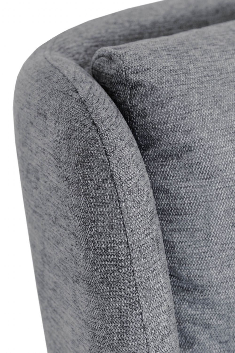 Grey Fabric Electric Reclining Swivel Glider Chair