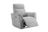 Grey Woven Fabric Electric Power Recliner Chair