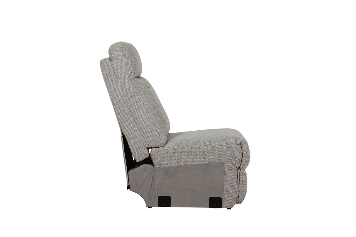 Bowie Armless Sectional Grey