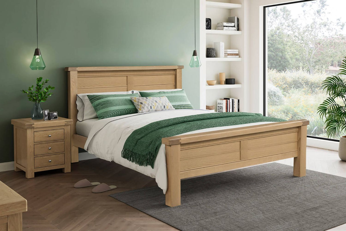 Natural Oak Super King Size 6ft Bed Frame