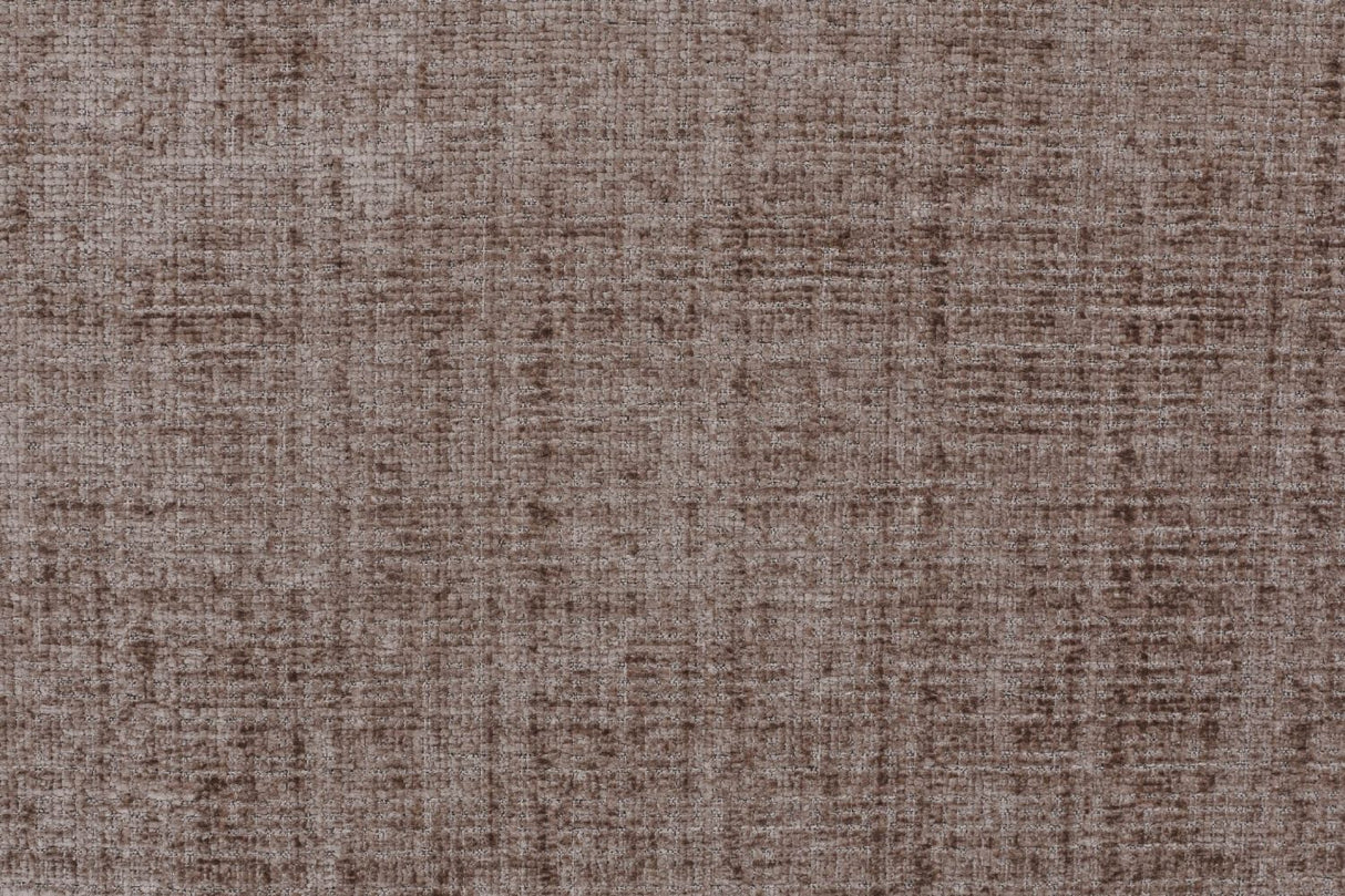 Mink Textured Velvet Fabric Armless Sofa with Cushion