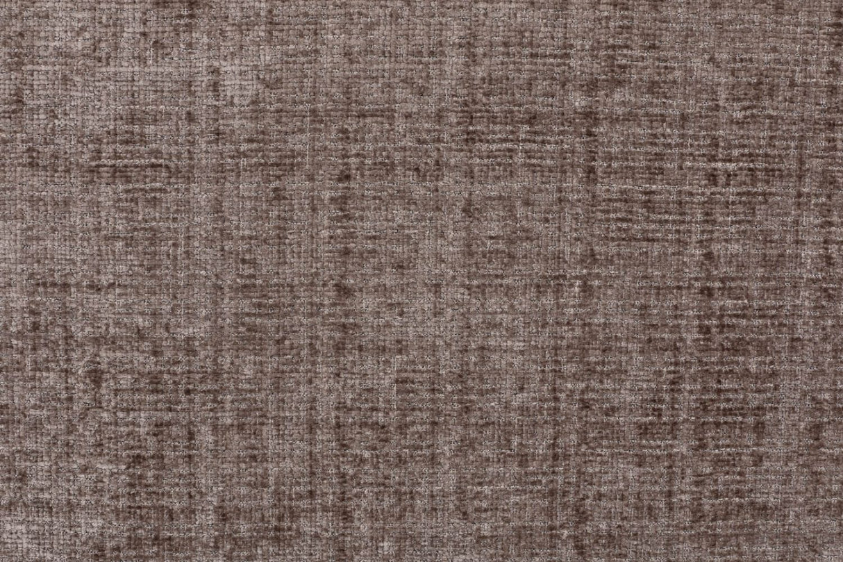 Mink Chenille Fabric Accent Chair Wooden Legs