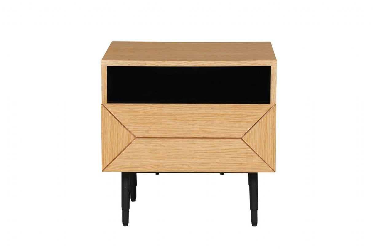 Nate Bedside Table Natural Oak
