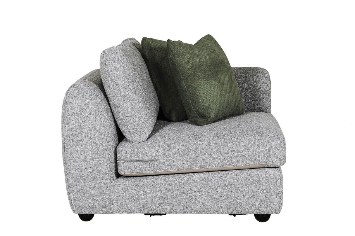 Spencer Arm Sectional RHF Grey