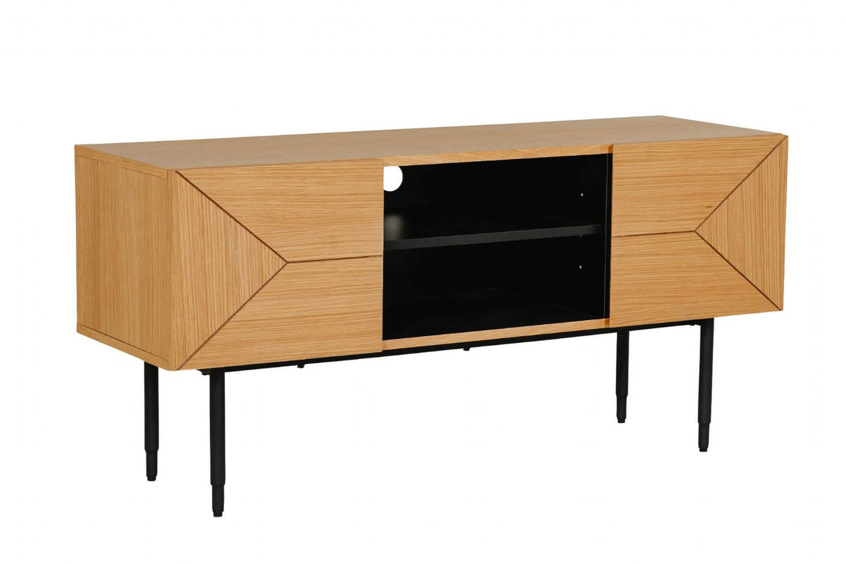 Nate TV Unit 1200 Natural Oak