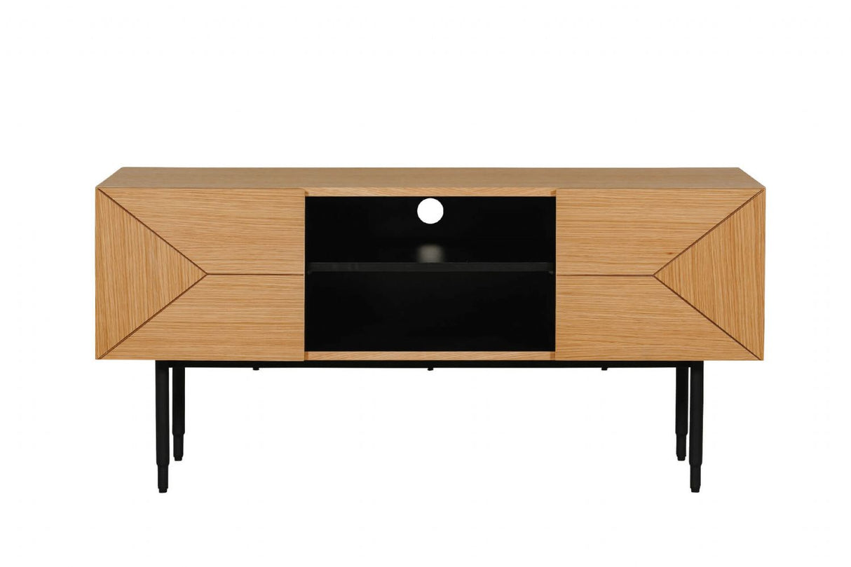 Nate TV Unit 1200 Natural Oak