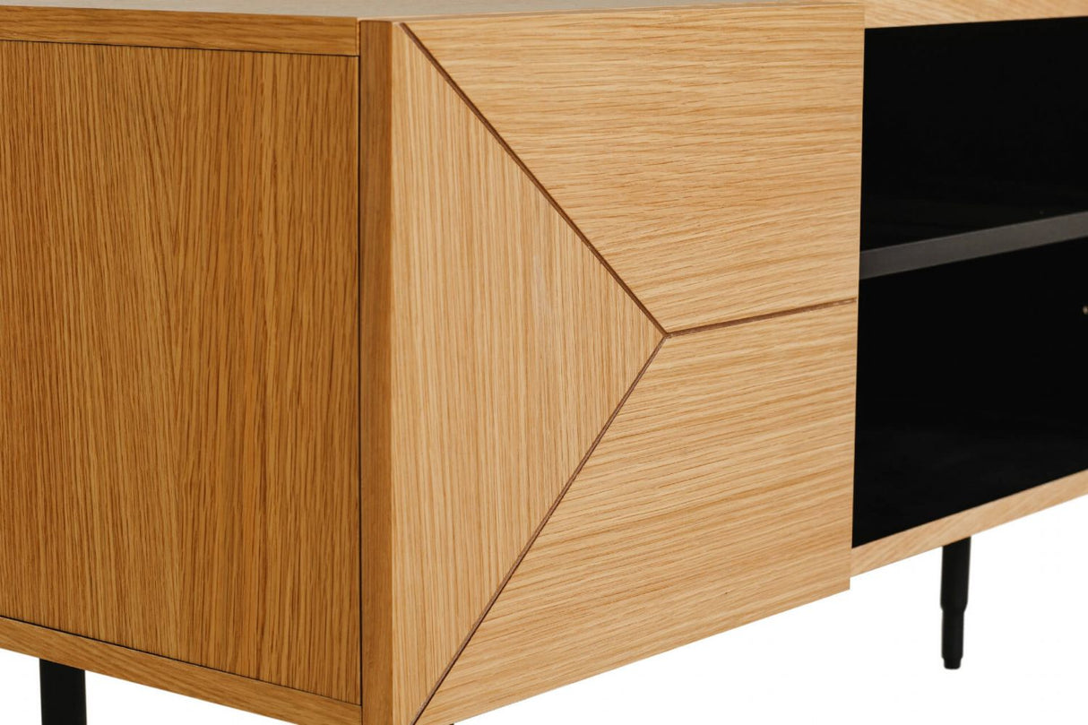 Nate TV Unit 1200 Natural Oak