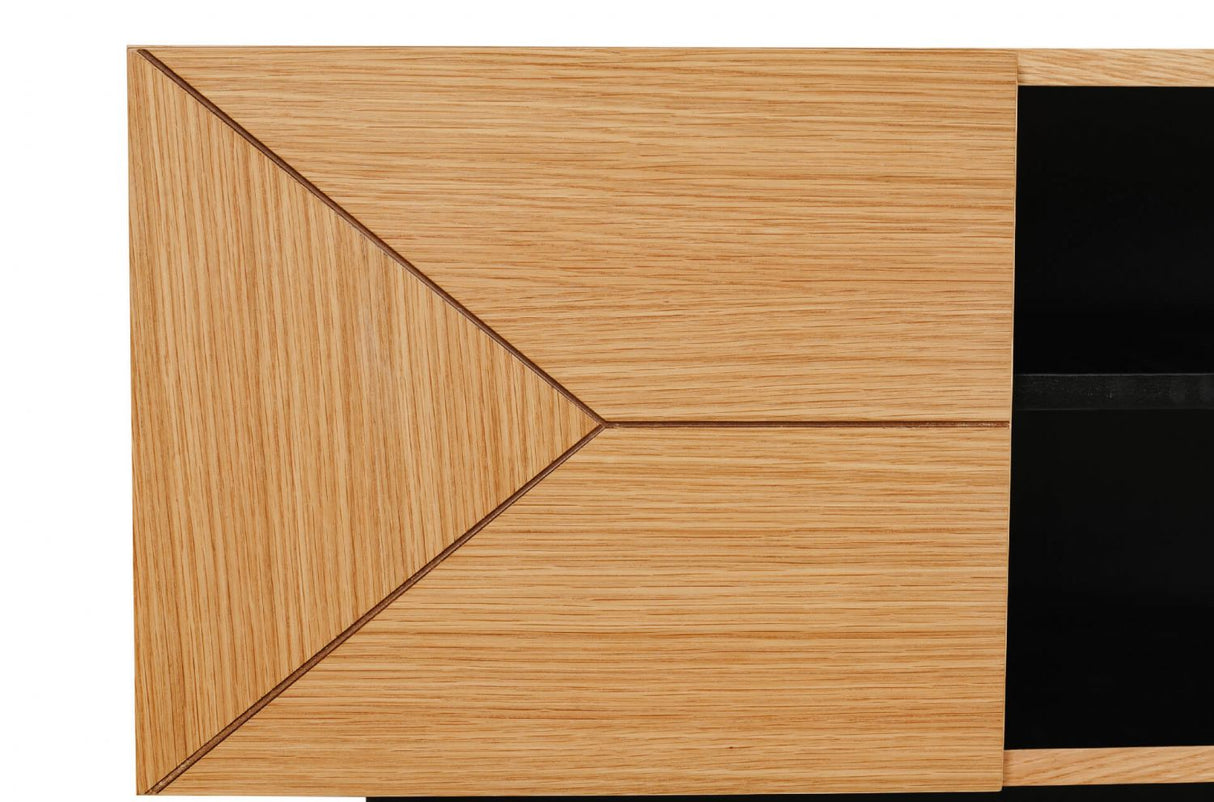 Nate TV Unit 1200 Natural Oak