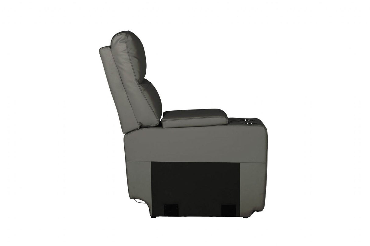 Russo Console Sectional (with usb charger) Ash