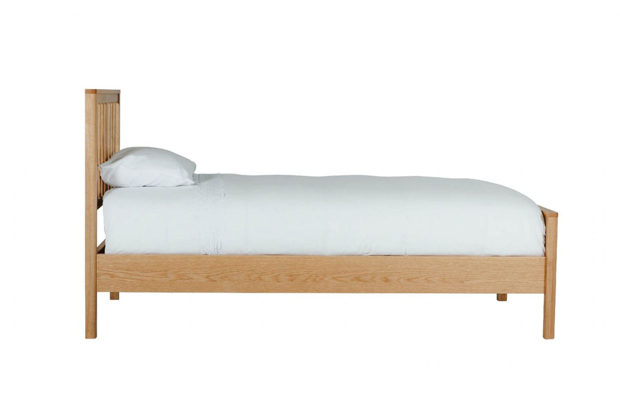 Natural Oak Single 3ft Low Footend Bed