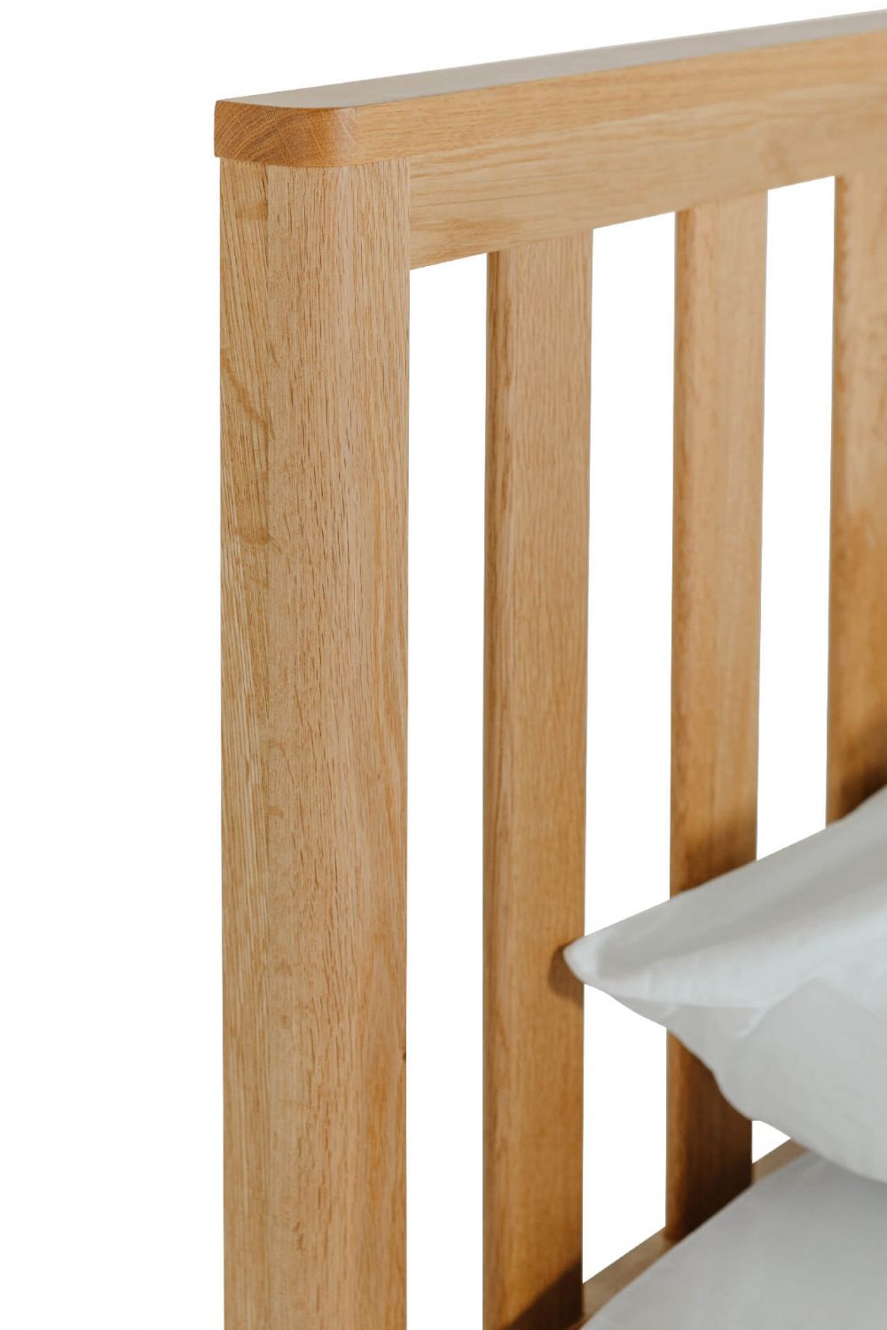 Natural Oak Single 3ft Low Footend Bed