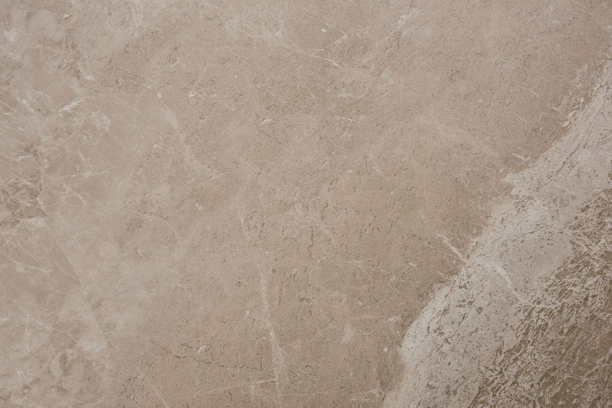 Brown Marble Effect Large Extending Dining Table 180 260cm