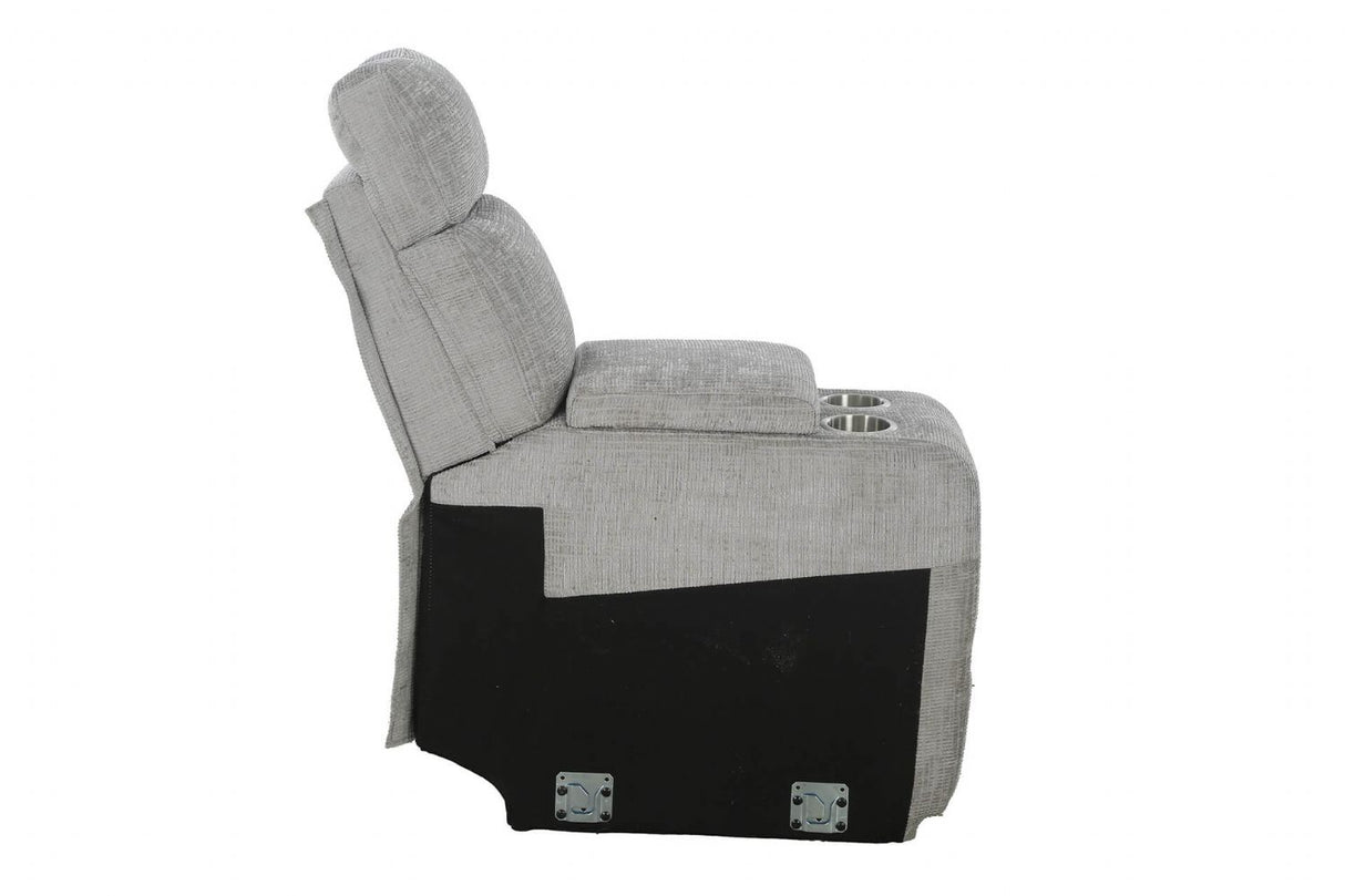 Wilbur Console Sectional Grey