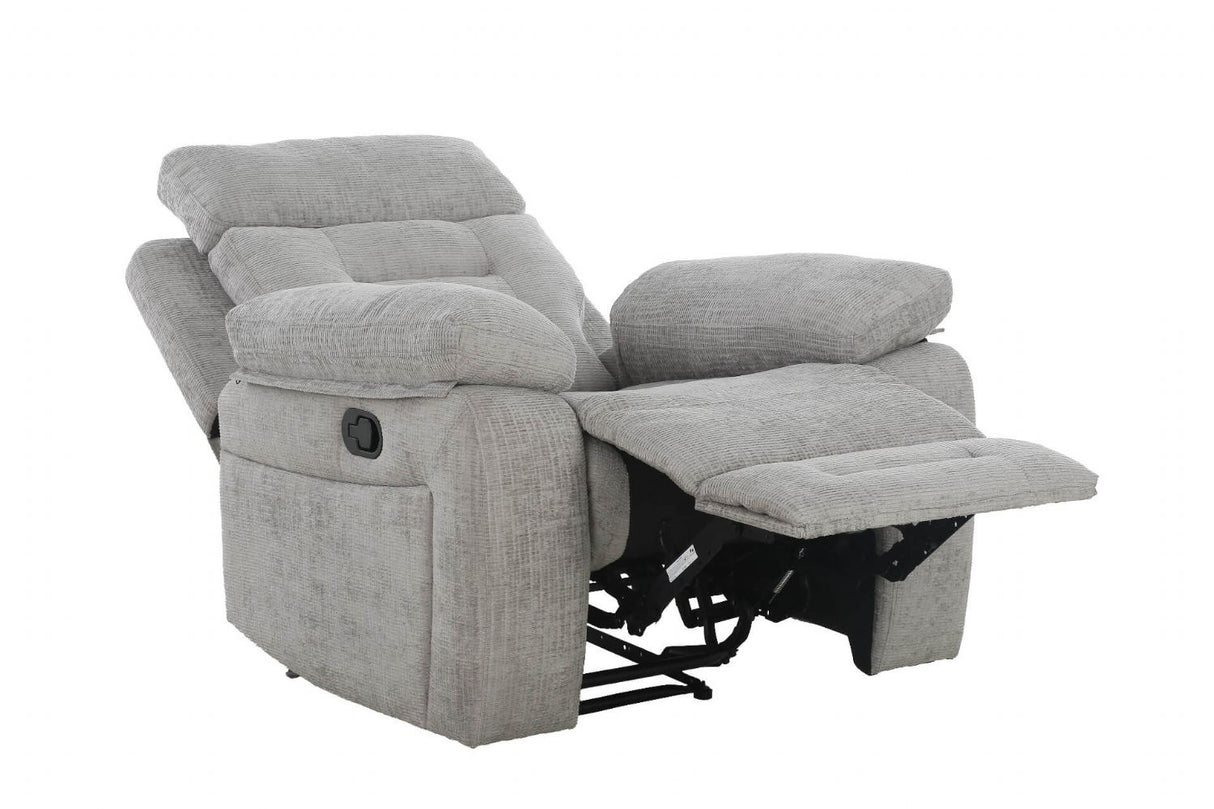 Wilbur 1 Seater Manual Recliner Grey