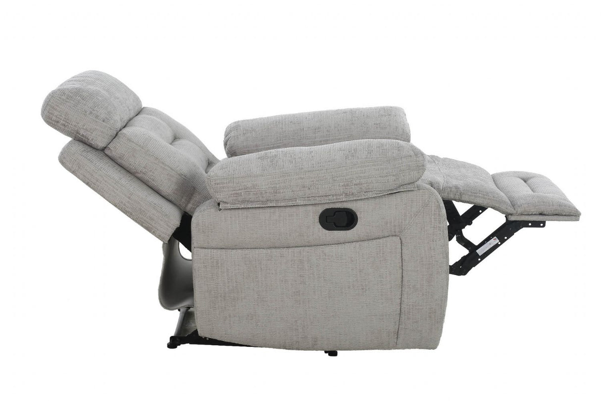 Wilbur 1 Seater Manual Recliner Grey