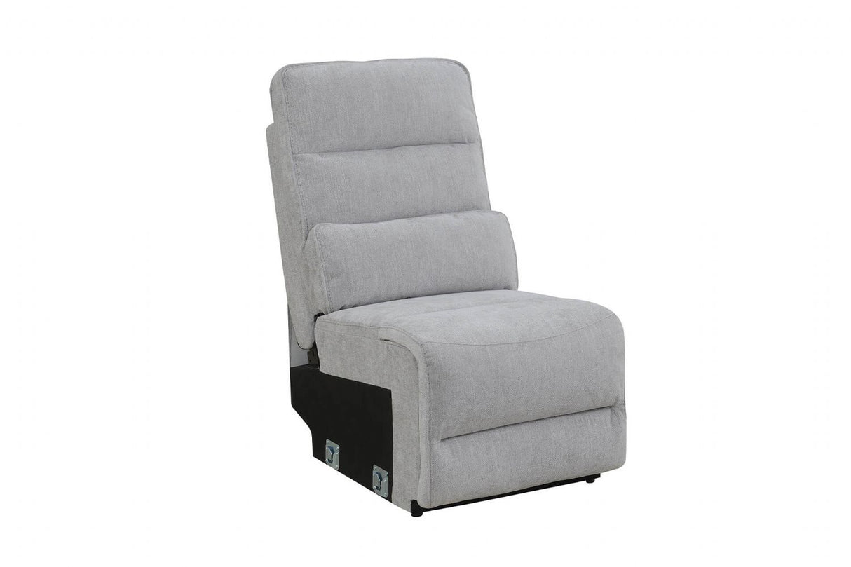 Eloise Armless Sectional Grey