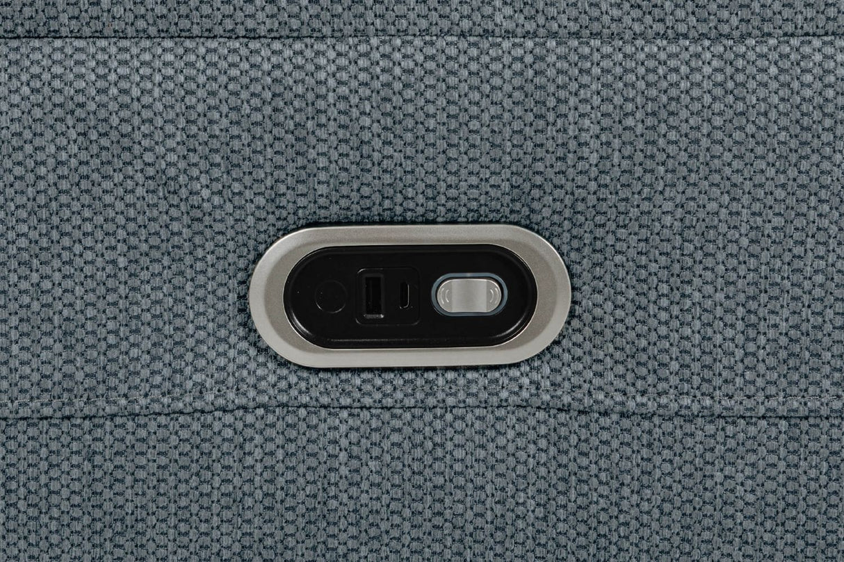 Bowie Corner Group Electric Recliner Azul (4pcs)