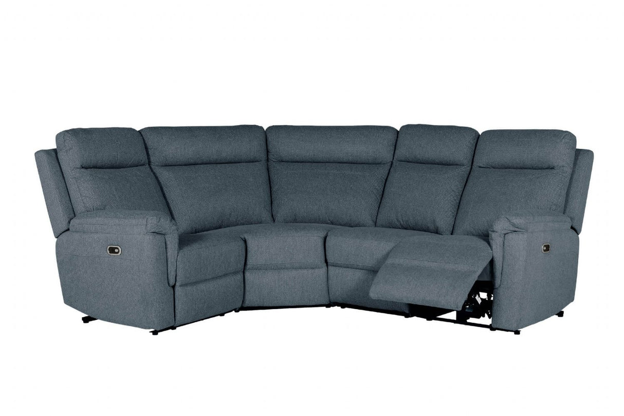 Bowie Corner Group Electric Recliner Azul (4pcs)