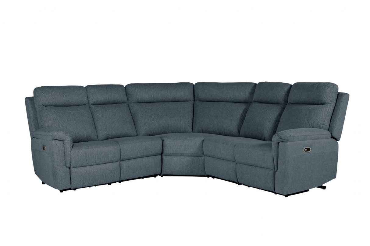 Bowie Corner Group Electric Recliner Azul (4pcs)