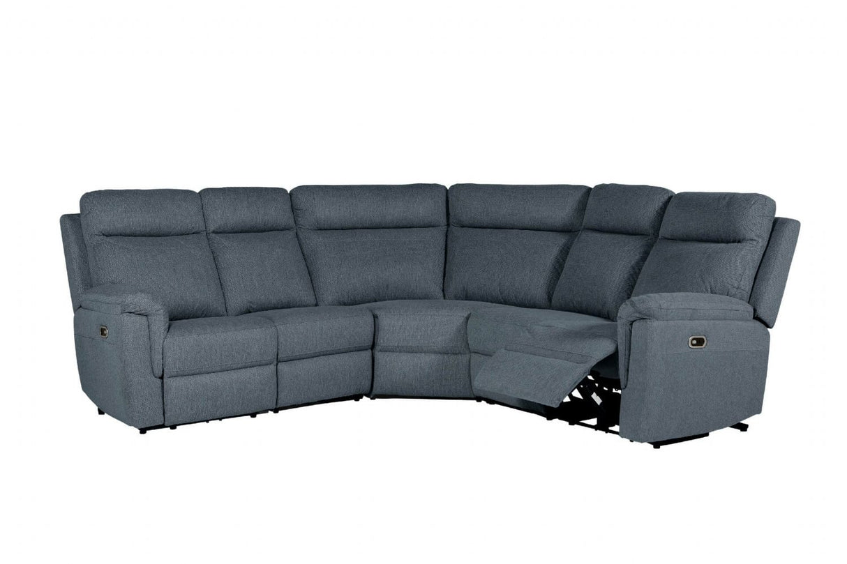 Bowie Corner Group Electric Recliner Azul (4pcs)