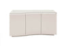 Putty Gloss Finish Wooden Wide Sideboard with LED