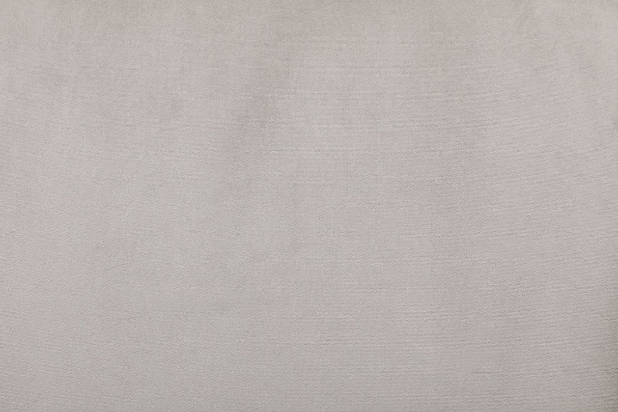 Taupe Chenille Fabric Accent Chair Rubberwood Framed