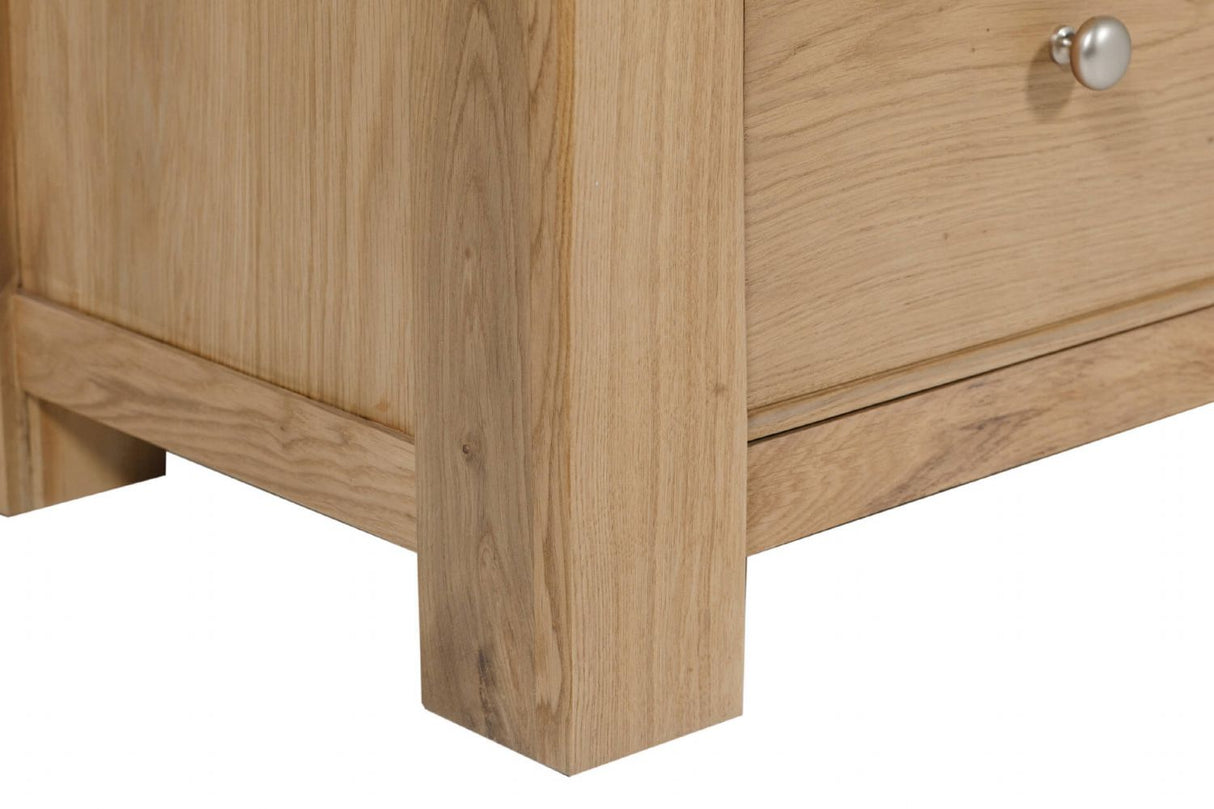 Natural Oak Tall 3 Over 5 Chest of Drawers