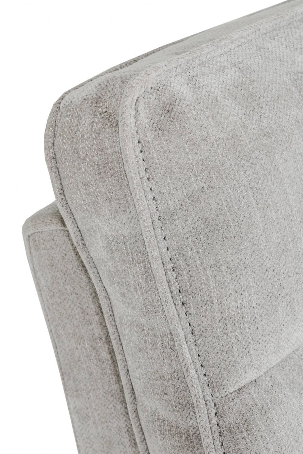 Grey Textured Fabric 2 Seater Manual Recliner Sofa