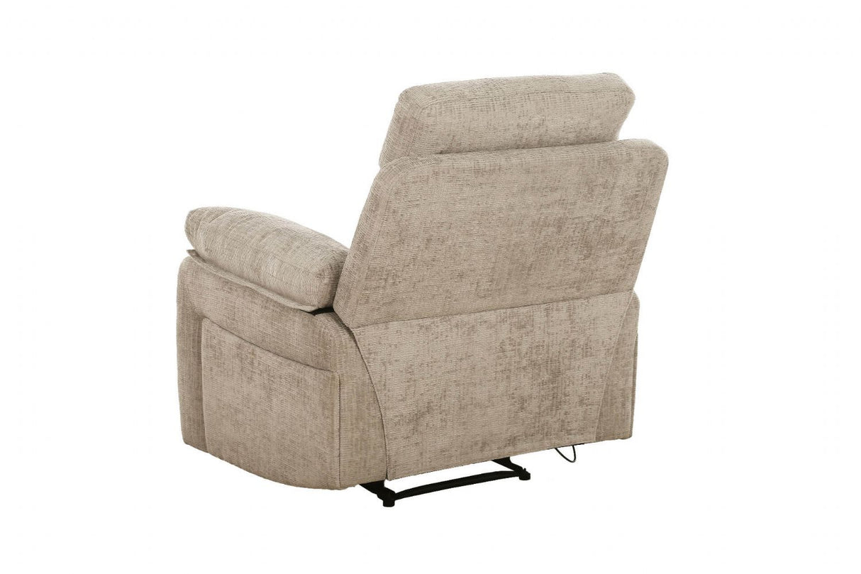 Wilbur 1 Seater Manual Recliner Latte