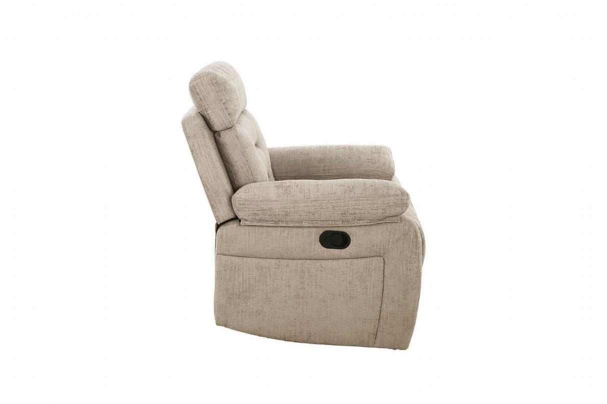 Wilbur 1 Seater Manual Recliner Latte