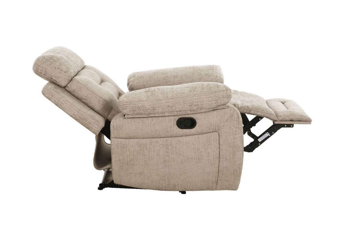 Wilbur 1 Seater Manual Recliner Latte