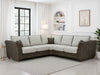 Bella Fullback Sofa Grey Large Corner
