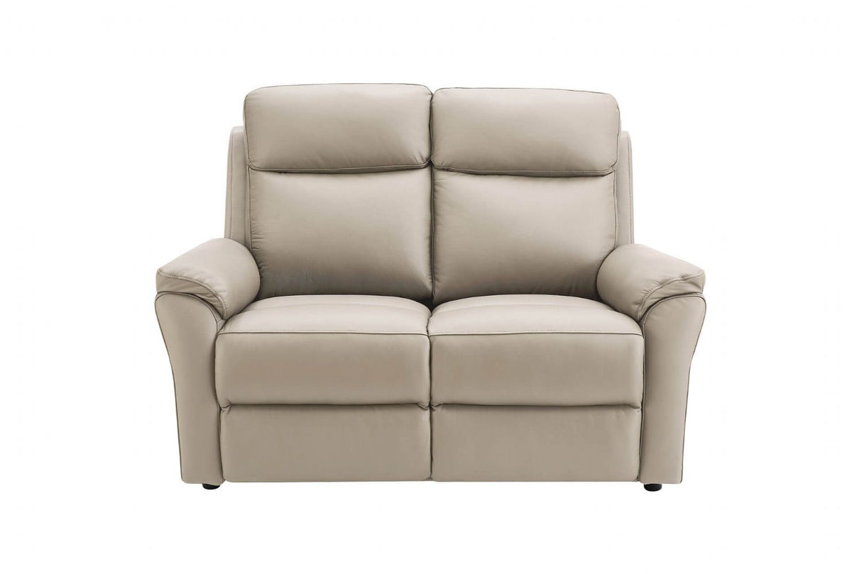 Cashmere Leather Upholstered 2 Seater Sofa