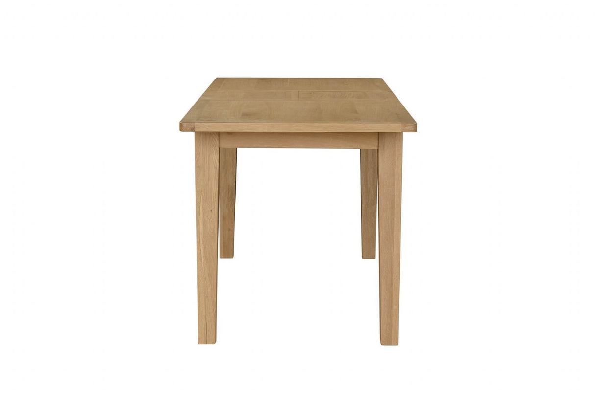 Natural Oak Extending Dining Table with Shaker Leg 1.6 to 2m