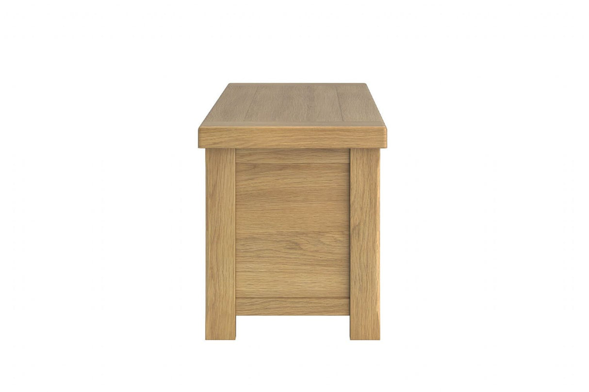 Natural Solid Oak Blanket Bed Storage Box