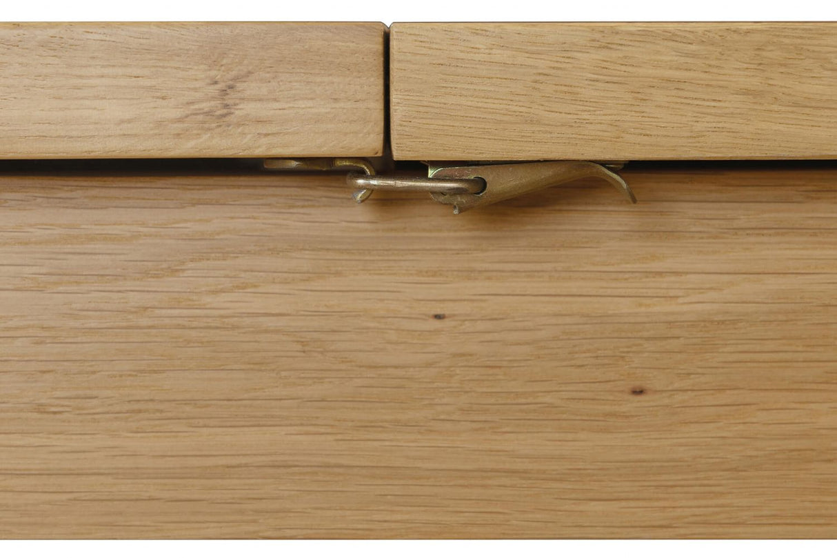 Natural Oak Extending Dining Table with Shaker Leg 1.6 to 2m