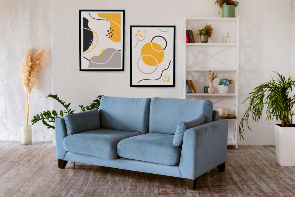 Decorating Around a 2 Seater Sofa in Tight Spaces