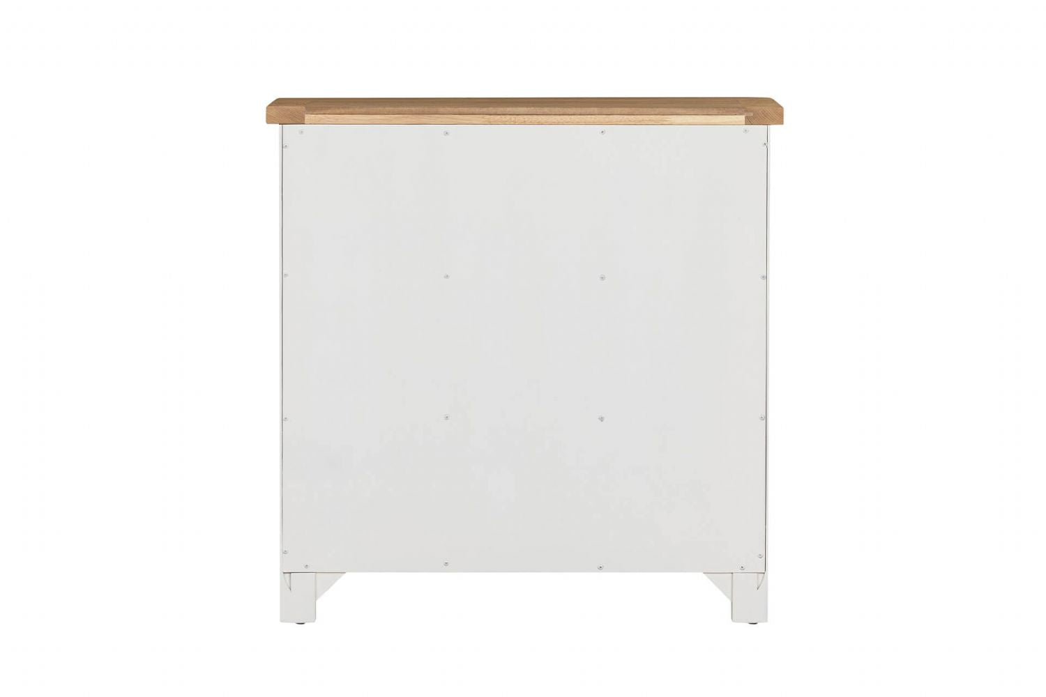 Cashmere Wooden Low Open Bookcase Oak Top