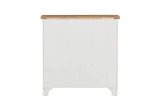 Cashmere Wooden Low Open Bookcase Oak Top