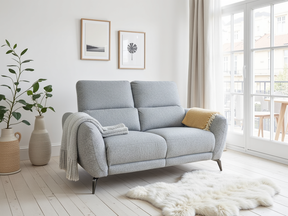 Sorrento Electric Recliner Grey 2 Seater - Ready2Go Furniture