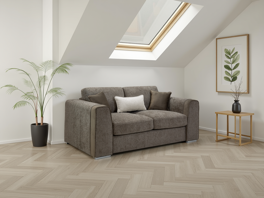 Naples Sofa Mocha 2 Seater