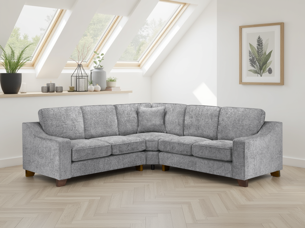 Nebraska Sofa Slate Large Corner - Ready2Go Furniture