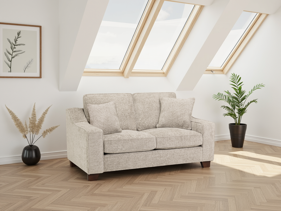 Nebraska Sofa Stone 2 Seater